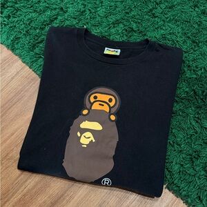 BAPE Baby Milo Ape Head Tee – Black – 2XL – PreOwned